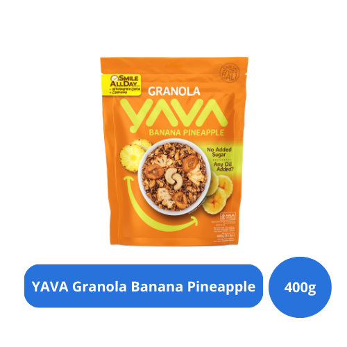 YAVA Granola Banana Pineapple 400g