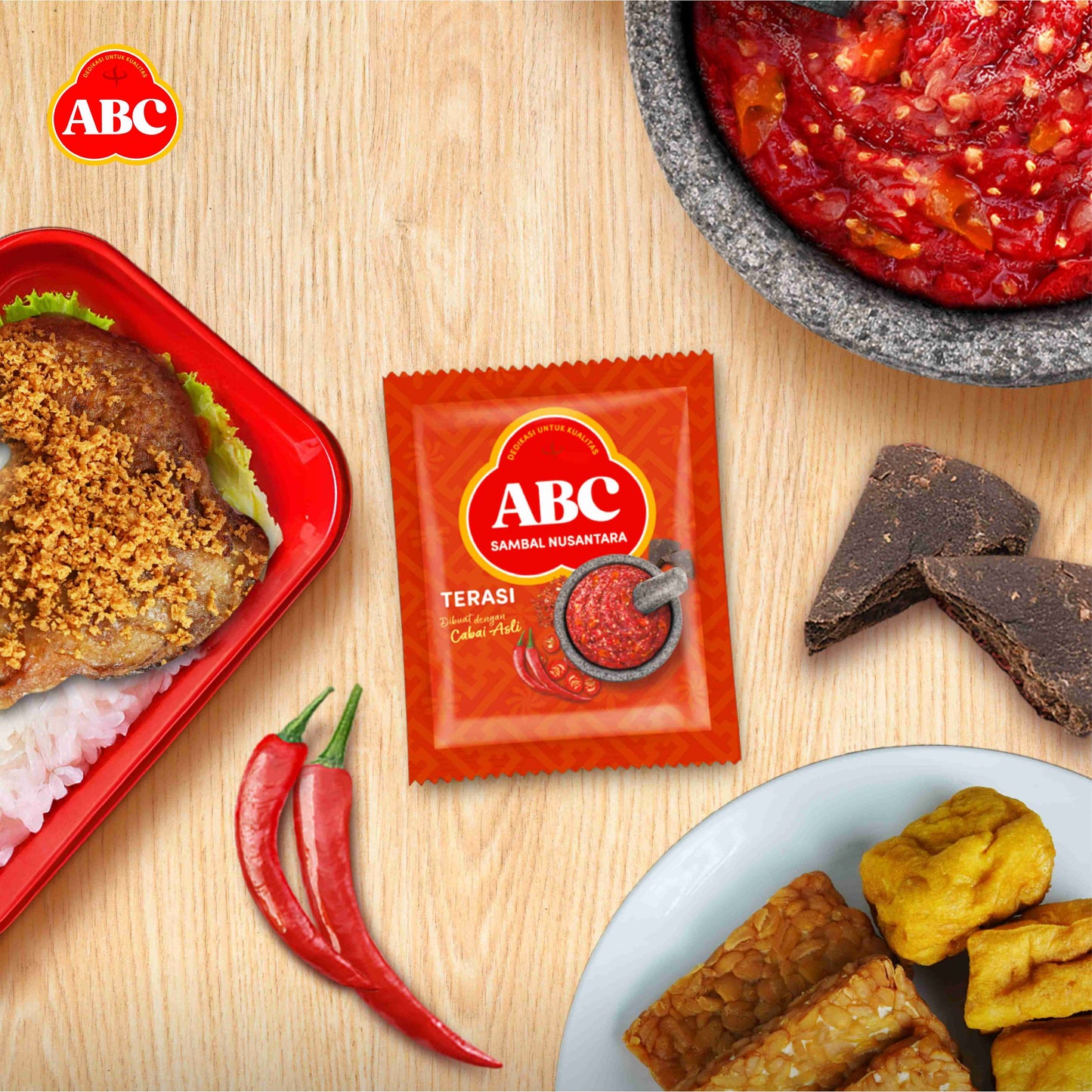 ABC Sambal Nusantara Terasi 10 x 18 g