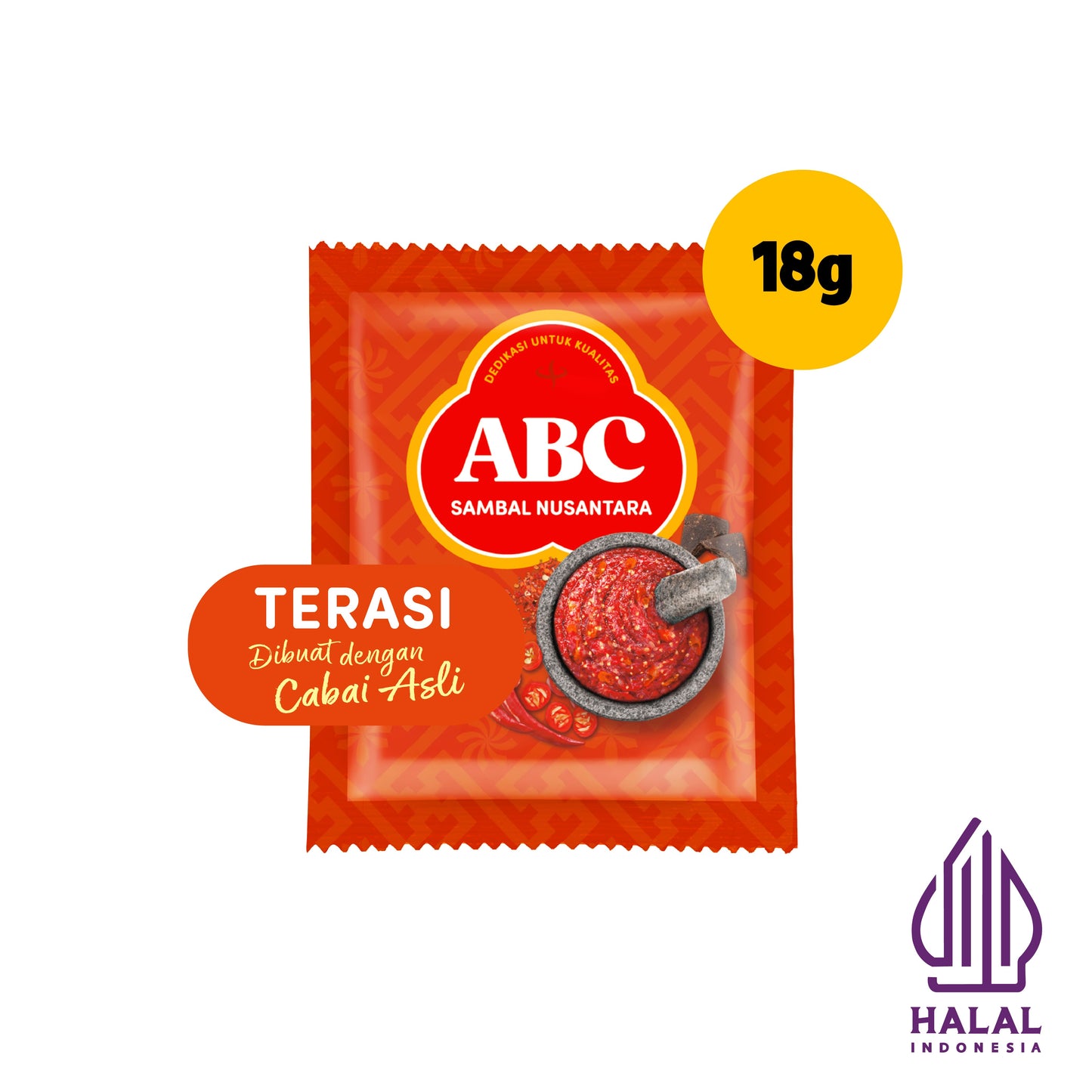 ABC Sambal Nusantara Terasi 10 x 18 g