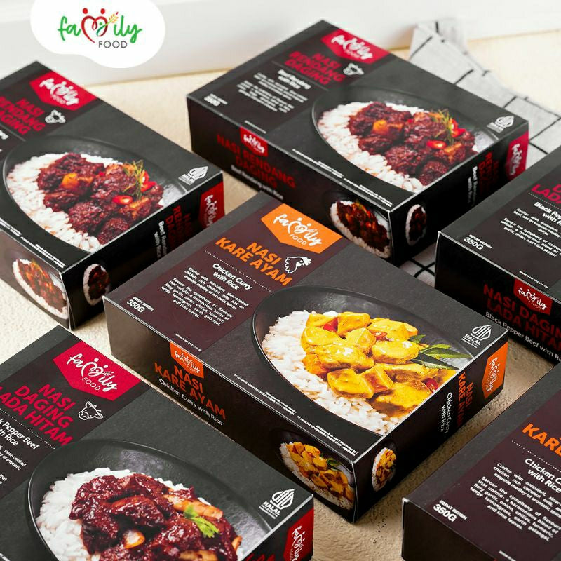 BEEF RENDANG WITH RICE / Nasi Rendang 320gr