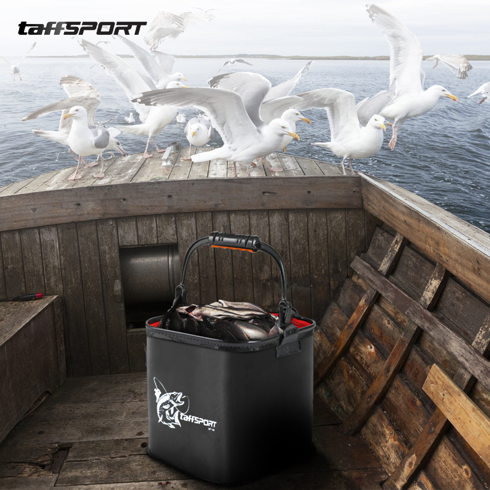 TaffSPORT Ember Lipat Mancing Ikan Folding Bucket Handle - WF126