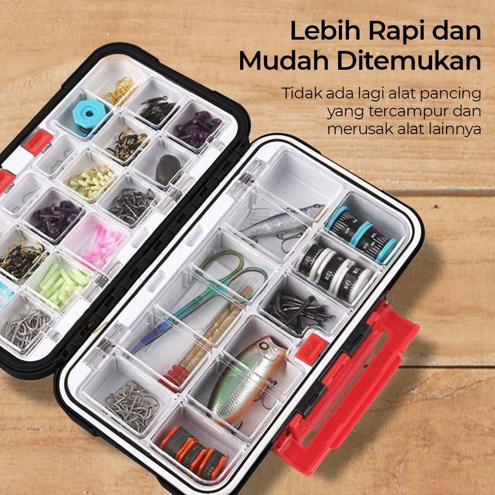 TaffSPORT Kotak Perkakas Kail Pancing Tackle Box Waterproof L - DY029