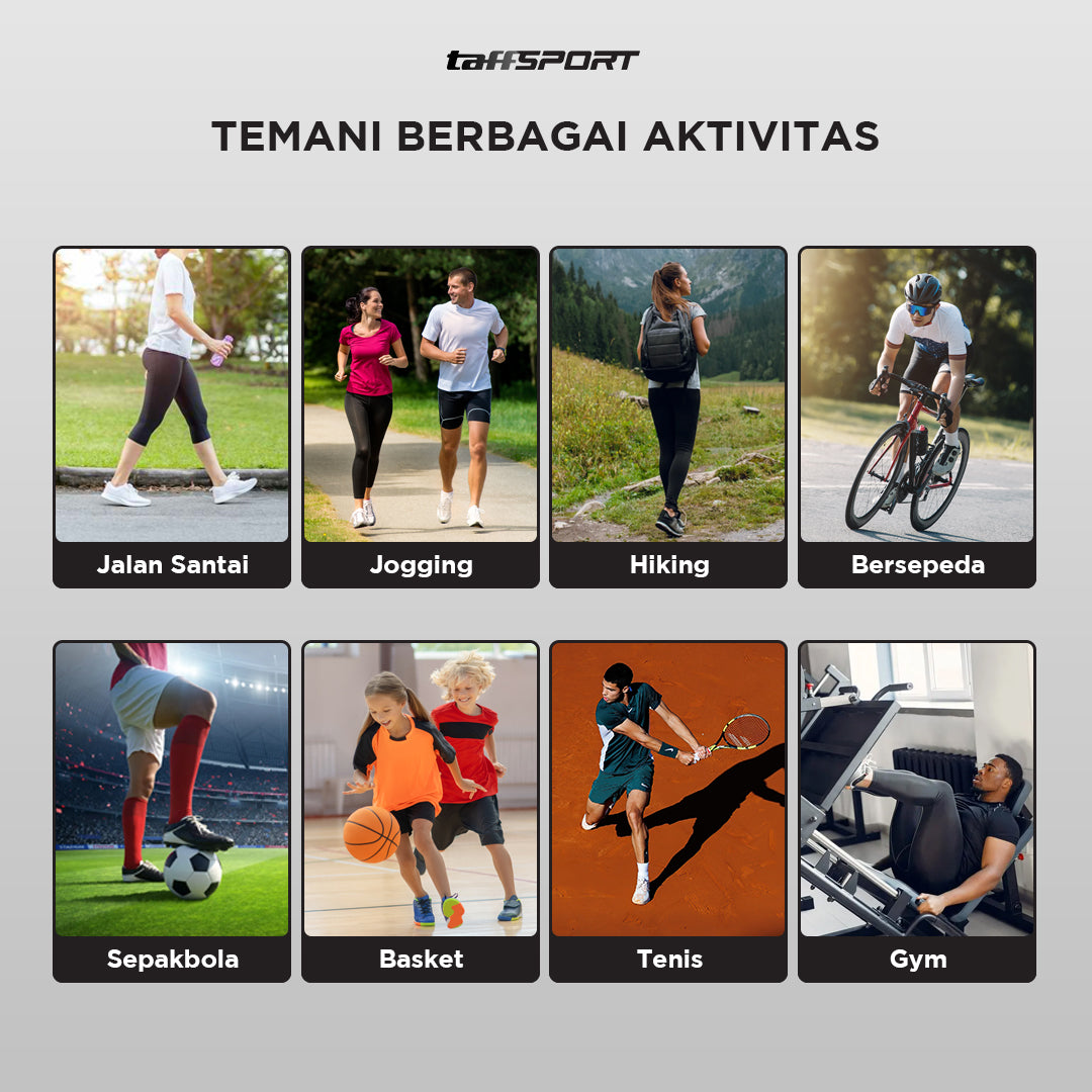 TaffSPORT Pelindung Lutut Knee Support Pad Brace Fitness Gym 1 Pair M 35-41 - A-7718