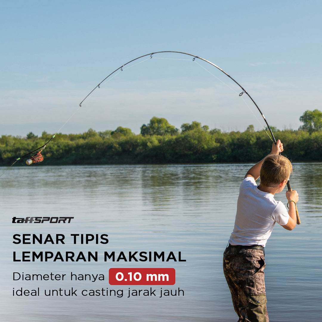 TaffSPORT Senar Benang Tali Pancing Extreme Braid 0.4 300M - FM-PEL