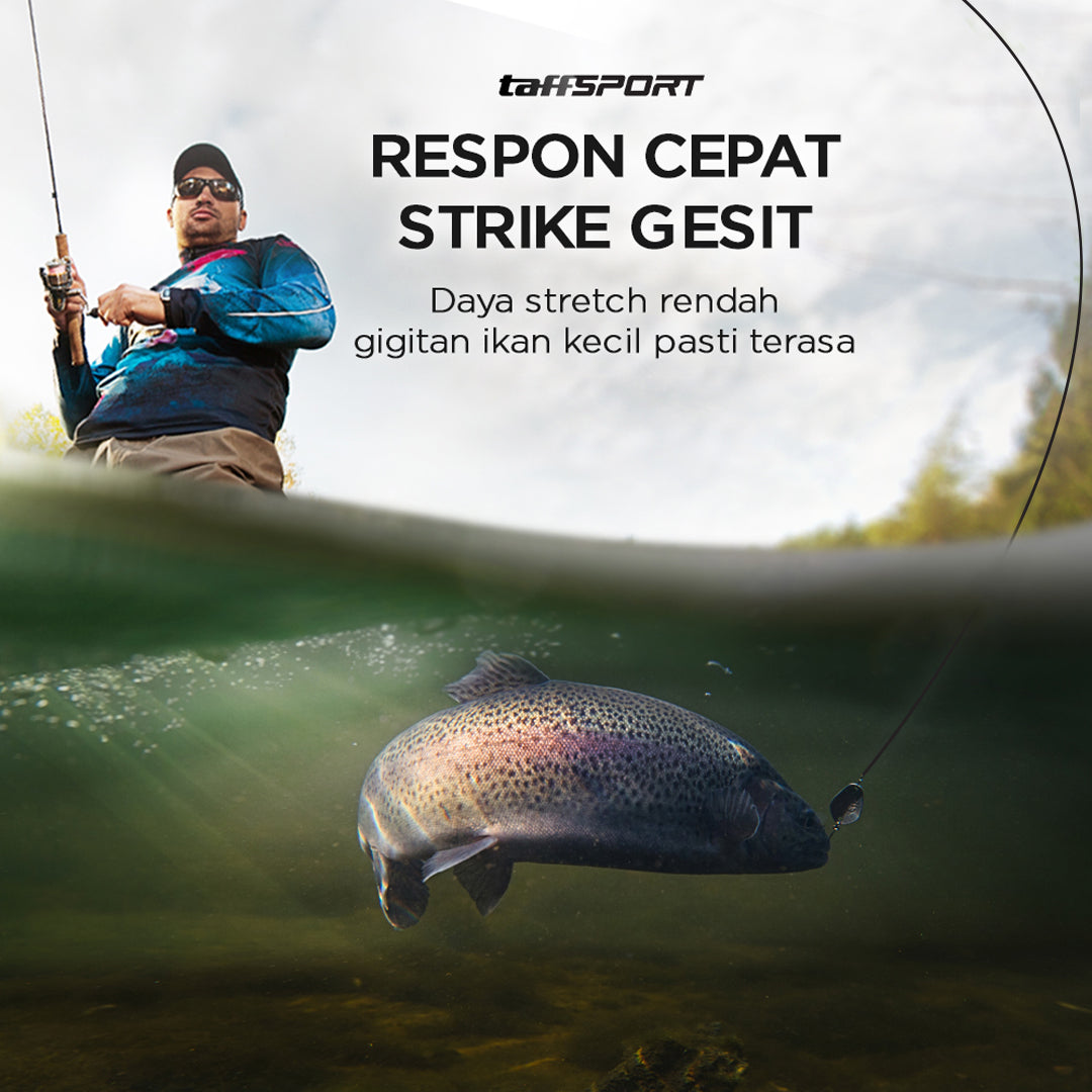 TaffSPORT Senar Benang Tali Pancing Extreme Braid 0.4 300M - FM-PEL