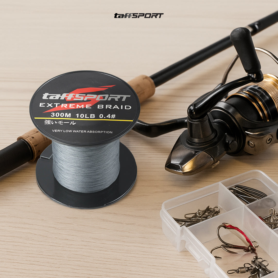 TaffSPORT Senar Benang Tali Pancing Extreme Braid 0.4 300M - FM-PEL