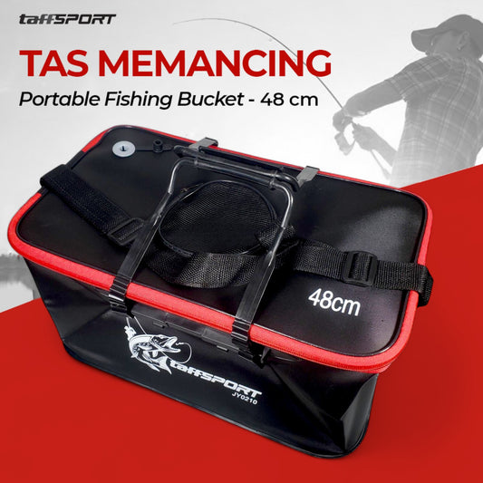 TaffSPORT Tas Memancing Fishing Bucket Water Container 48cm - JY0210