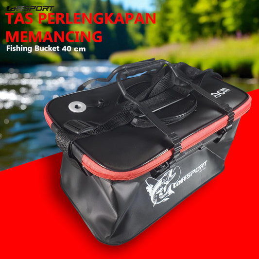 TaffSPORT Tas Perlengkapan Memancing Fishing Bucket 40CM - WF124