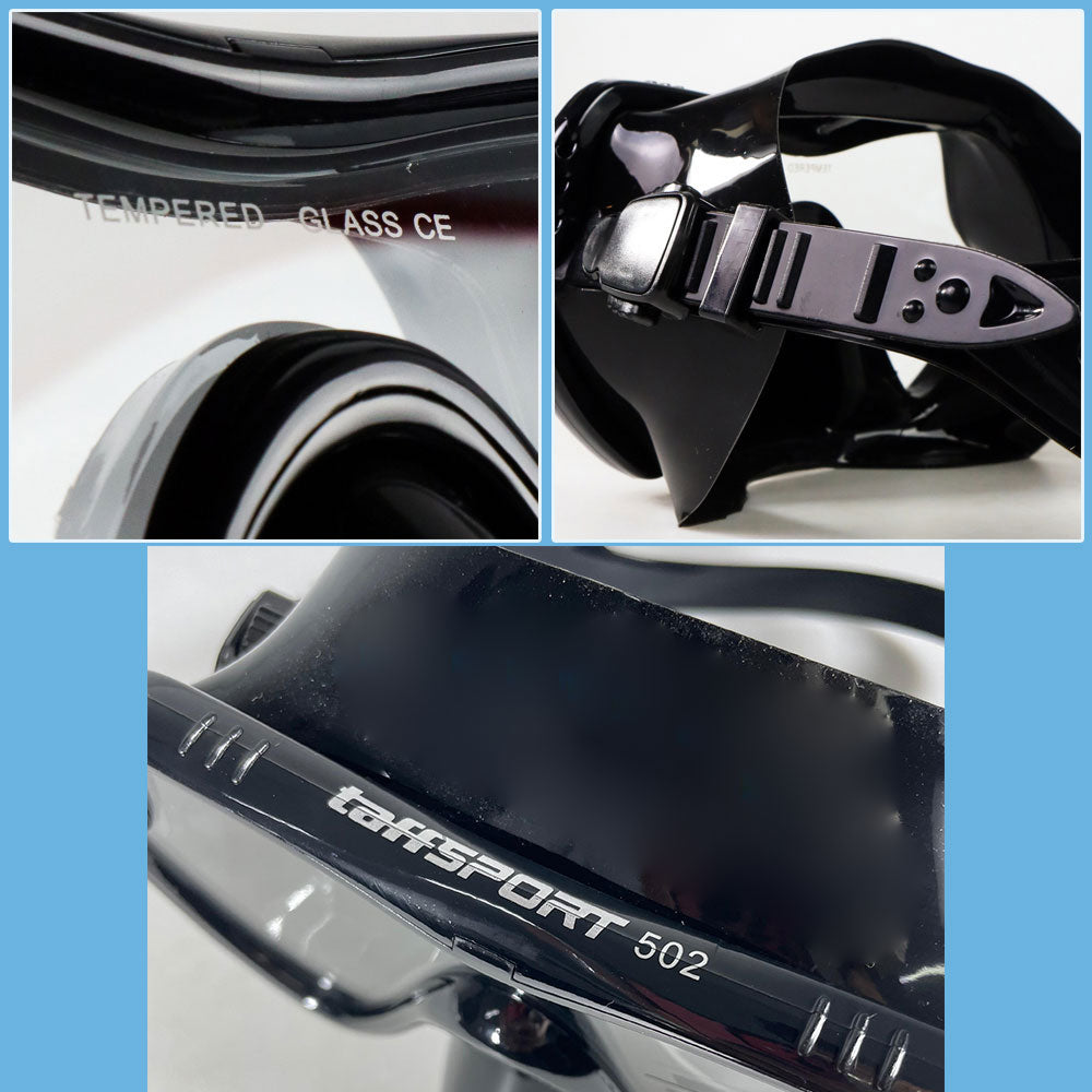 TaffSPORT ZACRO Kacamata Selam Scuba Diving Tempered Glass - 502