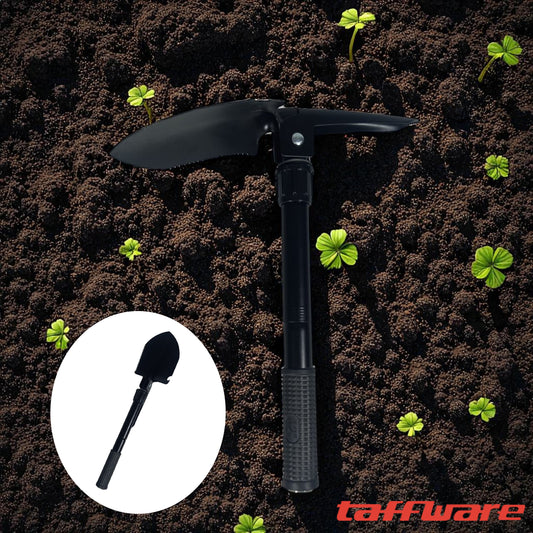 Taffware Sekop Lipat Camping Pacul Portable Kompas Survival 41.5cm - T-3