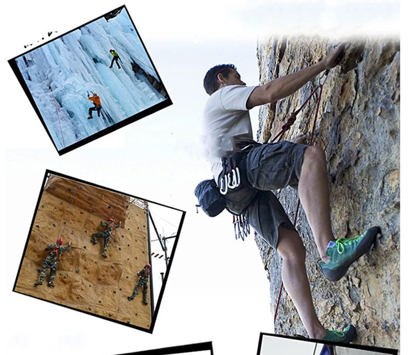 TaffSPORT Tali Paracord Panjat Tebing Climbing Rope 10mm Steel Buckle 10M - P4