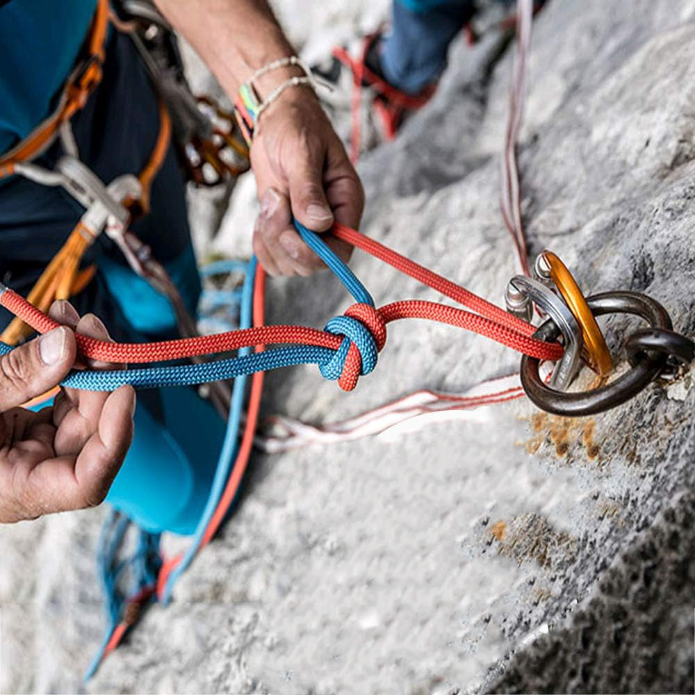 TaffSPORT Tali Paracord Panjat Tebing Climbing Rope 10mm Steel Buckle 10M - P4